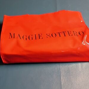 Maggie Sottero Glossy Red Vinyl Vintage Bag